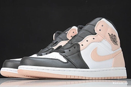 JORDAN TINT AIR 1 MID CRIMSON TOE 0816